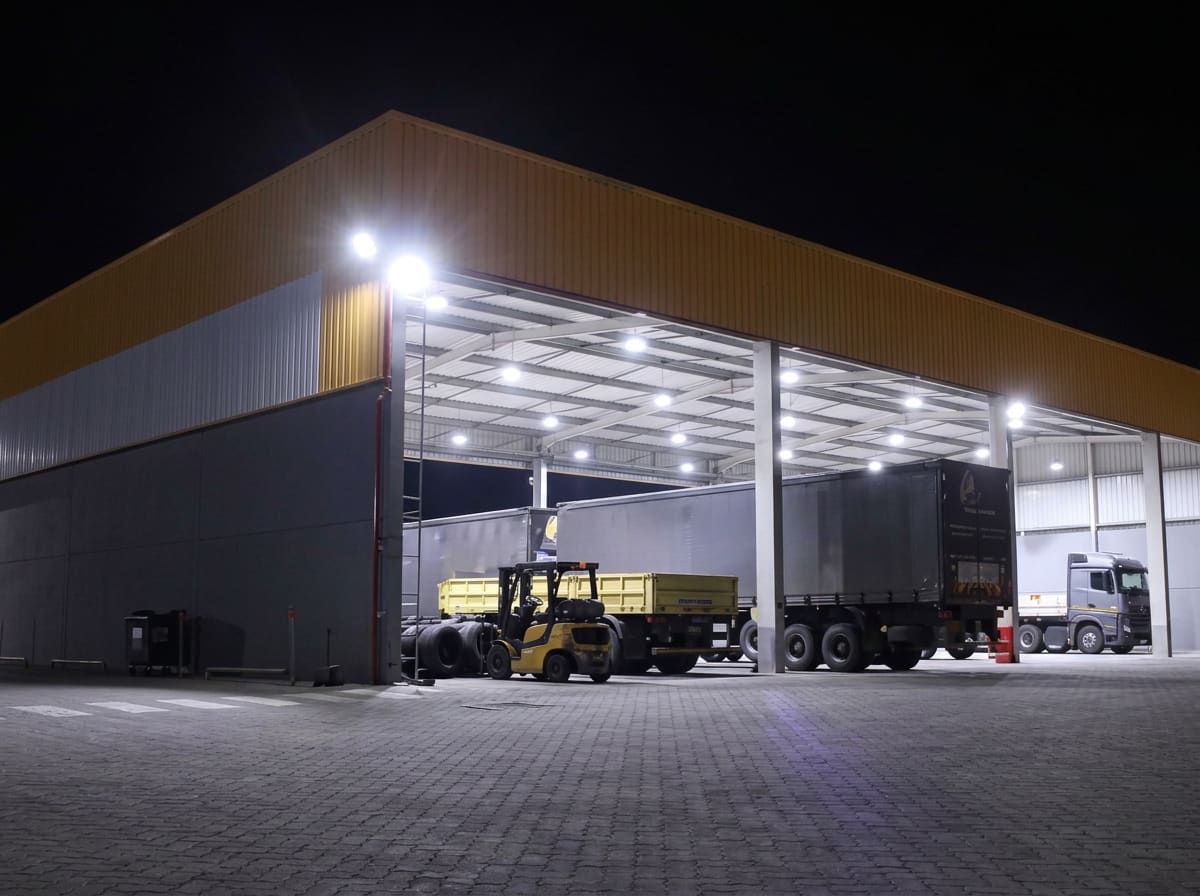 Iluminação LED Empresa Transporte e Logística