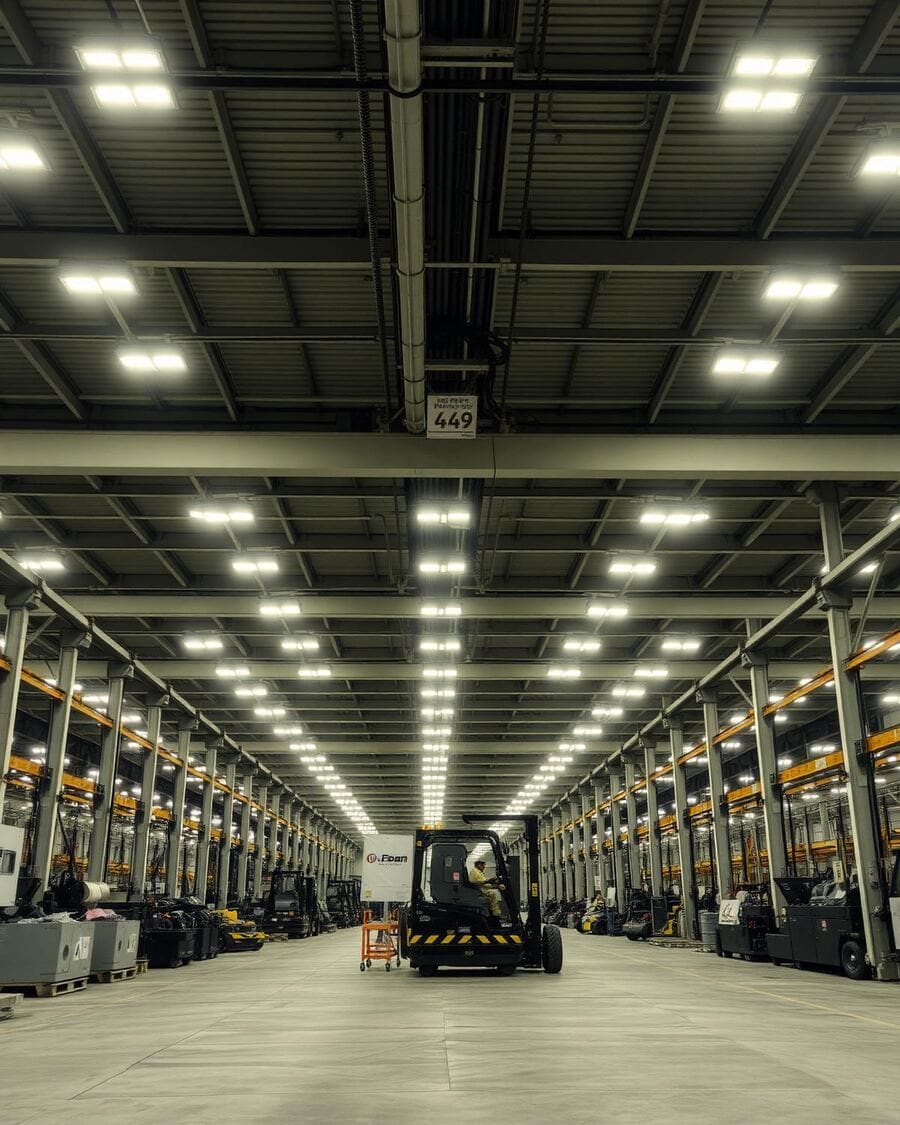 Plantas industriais e centros logísticos