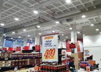 Iluminação LED Supermercado