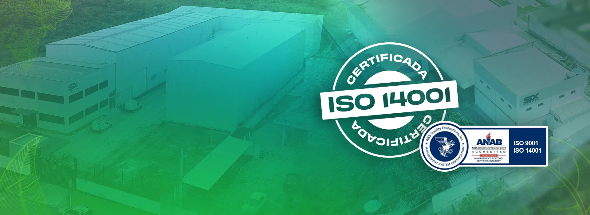 SX Lighting certificada ISO 14001